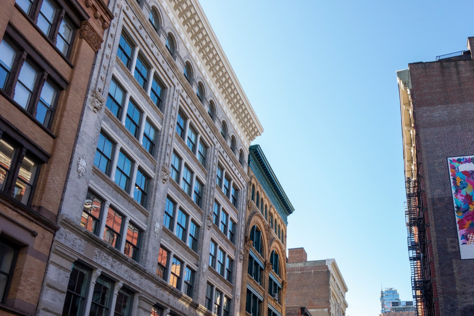 Historic masonry buildings along a Nashville street